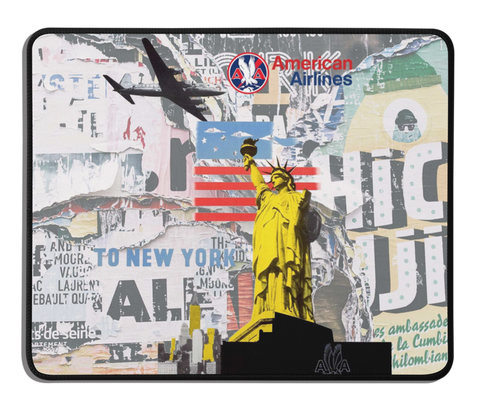 American Airlines New York Graffiti MousePad