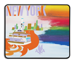 American Airlines New York Water Paint MousePad
