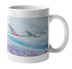 American Airlines Over Earth Coffee Mug