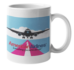 American Airlines Grunge Art Coffee Mug