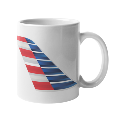 American Airlines Tail Art Coffee Mug