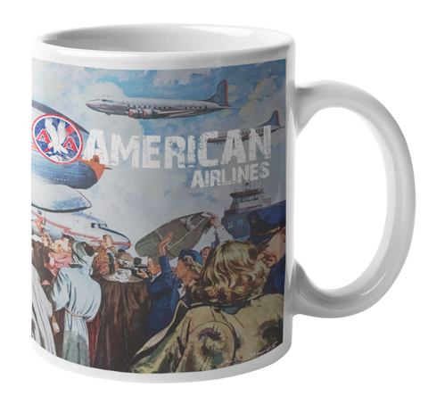 American Airlines Vintage Photo Coffee Mug