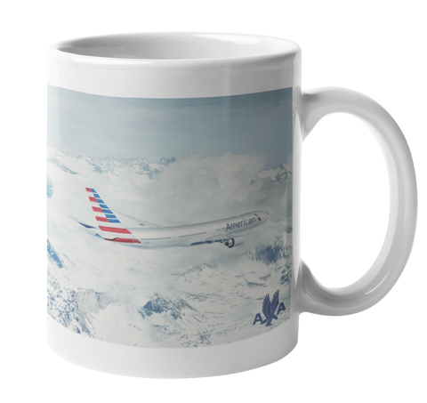 American Airlines Over Ice Coffee Mug