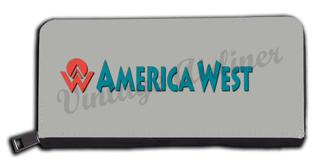 America West Airlines Logo Wallet