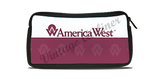 America West Logo Travel Pouch
