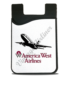 America West 737 Logo Card Caddy