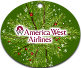 America West Airlines Original Logo Ornaments