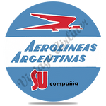Aerolineas Argentinas 1960's Vintage Round Coaster