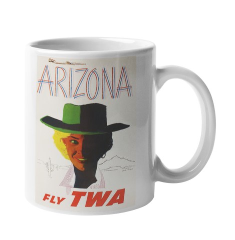 TWA Arizona Lady Coffee Mug