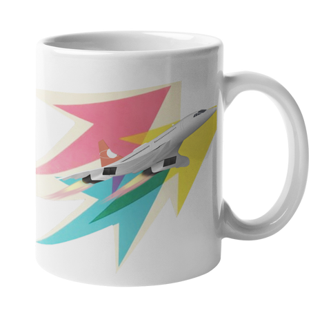 Concorde Retro Art Coffee Mug