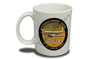 Australian National Airways 1930's Bag Sticker  Coffee Mug