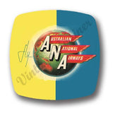 Australian National Airlines Vintage 1950's Magnets
