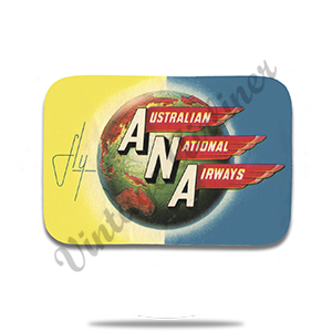 Australian National Airways 1950's Vintage Round Coaster