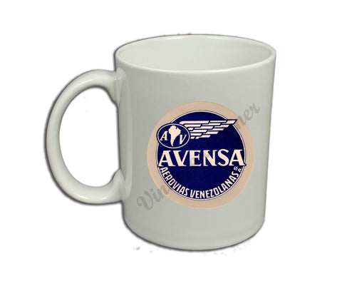 Avensa Vintage Bag Sticker Coffee Mug