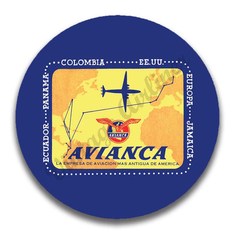 Avianca 1940's Vintage Magnets