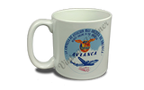 Avianca Airlines 1950's Bag Sticker  Coffee Mug