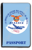 Avianca Airlines 1950's Vintage Bag Sticker Passport Case