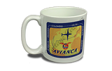 Avianca Airlines 1940's Bag Sticker  Coffee Mug