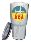 British European Airways 1950's Bag Sticker Tumbler