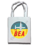 British European Airways 1950's Vintage Tote Bag