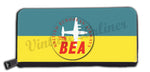 British European Airways 1950's Bag Sticker Wallet