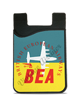 British European Airways 1950's Vintage Bag Sticker Card Caddy