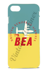 British European Airways 1950's Vintage Bag Sticker Phone Case