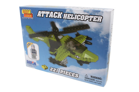 ATTACK HELICOPTER 221 PIECE CONSTRUCTION TOY
