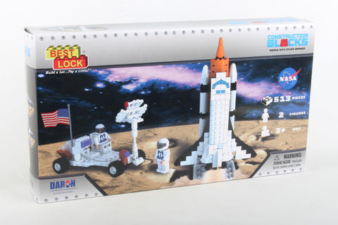 SPACE SHUTTLE 513 PIECE CONSTRUCTION TOY