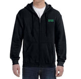 Ozark Airlines Logo Zipped Hooded Sweatshirt