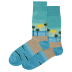 Florida Men's Travel Themed Crew Socks