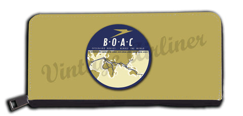 BOAC Vintage Bag Sticker Wallet