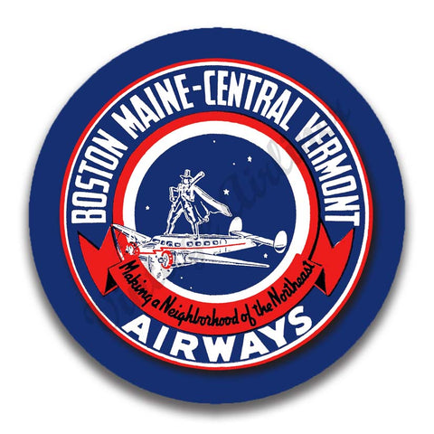 Boston-Maine Airways and Central Vermont Airways 1930's Magnets