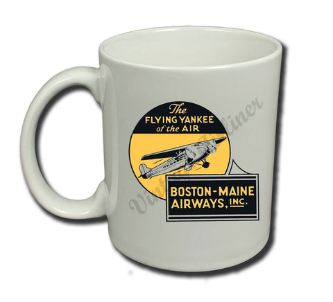 Boston Maine Airways Flying Yankee Coffee Mug