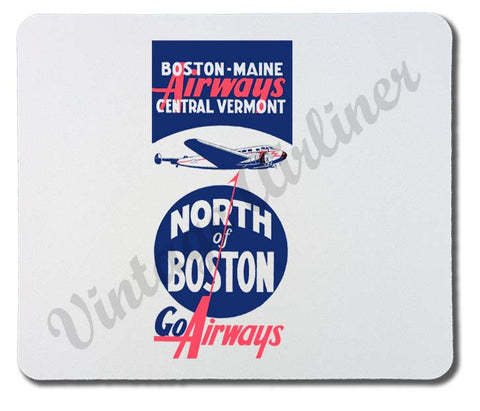Boston Maine Airways Central Vermont Mousepad