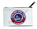 Boston-Maine Airways and Central Vermont Airways Vintage Bag Sticker Rectangular Coin Purse