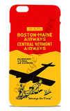 Boston-Maine-Central Vermont Airways 1935 Timetable Cover Sticker Phone Case