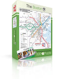City Transit Map Puzzles - Boston T by New York Puzzle Company - (500 pieces)