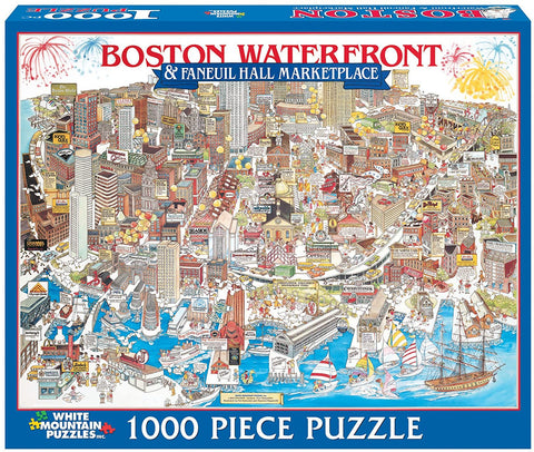 Boston MA Puzzle by White Mountain - (1,000 pieces)