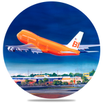 Braniff 747 Round Coaster by Rick Broome