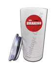 Braniff 1970's Vintage Bag Sticker Tumbler