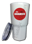 Braniff 1970's Vintage Bag Sticker Tumbler