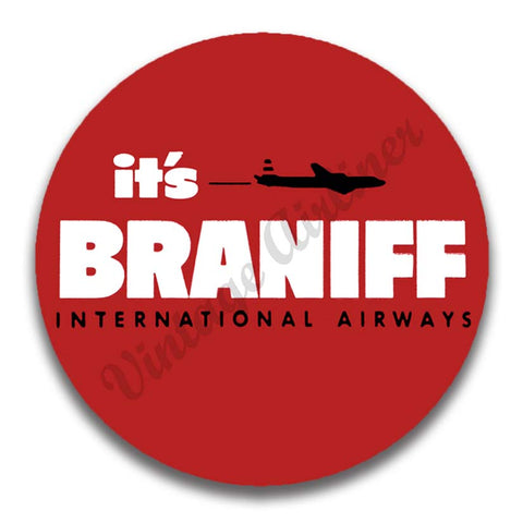Braniff International 1970's Vintage Magnets