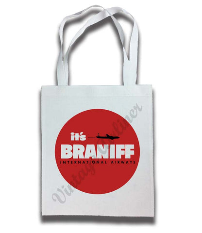 Braniff International 1970's Vintage Tote Bag