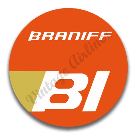 Braniff 1970's Orange Logo Magnets