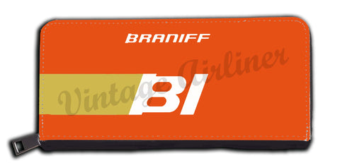 Braniff 1970's Orange Logo Wallet