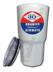 Braniff Airways 30th Anniversary Bag Tag Sticker Tumbler