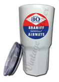 Braniff Airways 30th Anniversary Bag Tag Sticker Tumbler