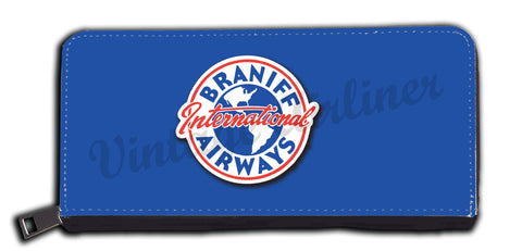 Braniff Airways 1950's Vintage Bag Tag Sticker wallet