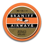 Braniff 1930's Lockheed Vega Bag Sticker Magnets